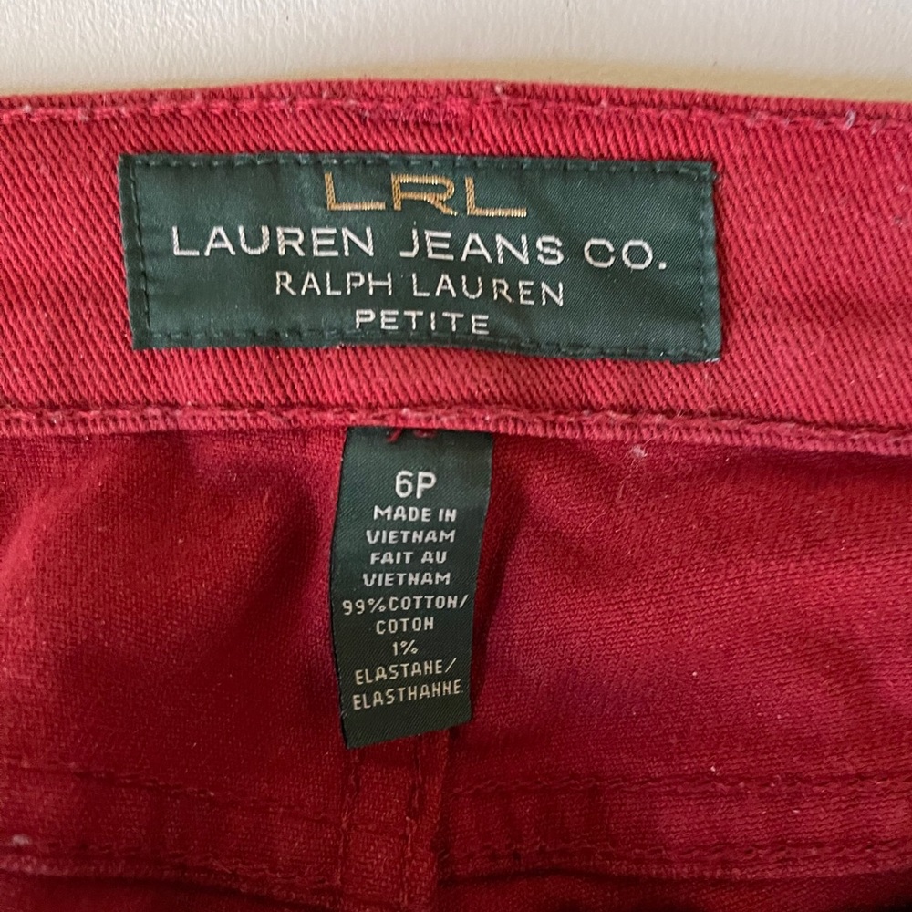 Red Ralph Lauren Jeans - Picture 2 of 5
